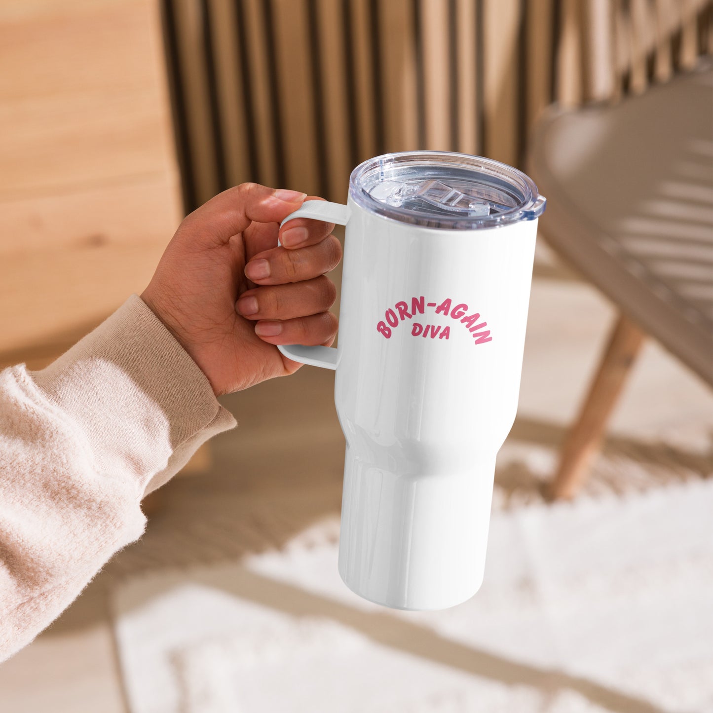 Born Again Diva Pink Tumbler